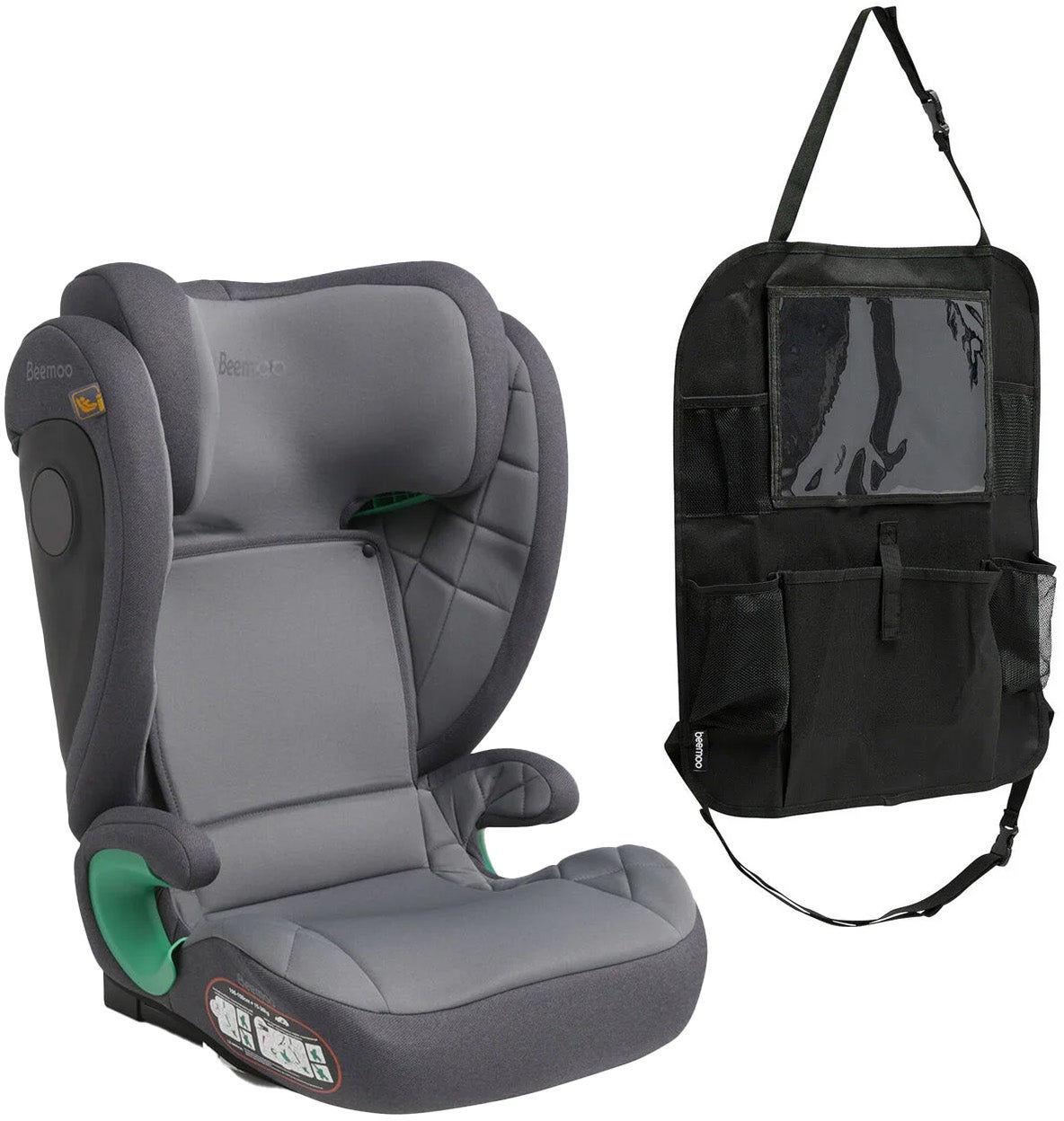 Beemoo Range i-Size Kindersitz inkl. Smart Organizer, Mineral Grey Beemoo Range i-Size Kindersitz inkl. Smart Organizer, Mineral Grey von Beemoo