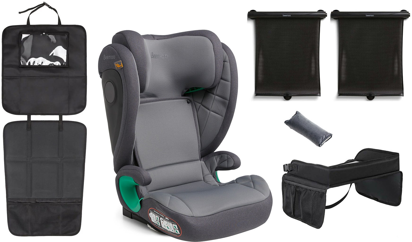 Beemoo Range i-Size Kindersitz inkl. Zubehör, Mineral Grey Beemoo Range i-Size Kindersitz inkl. Zubehör, Mineral Grey von Beemoo