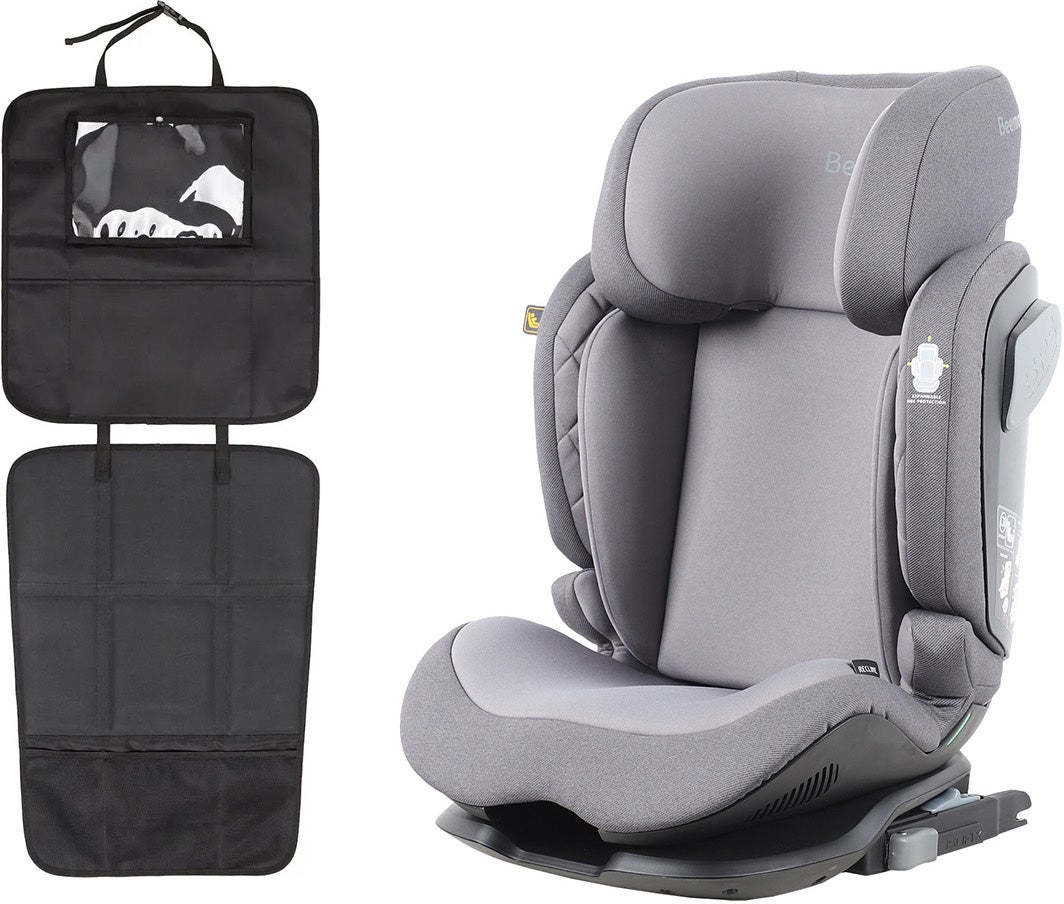 Beemoo Recline i-Size Kindersitz inkl. 3-in-1 Sitzschutz, Mineral Grey Beemoo Recline i-Size Kindersitz inkl. 3-in-1 Sitzschutz, Mineral Grey von Beemoo
