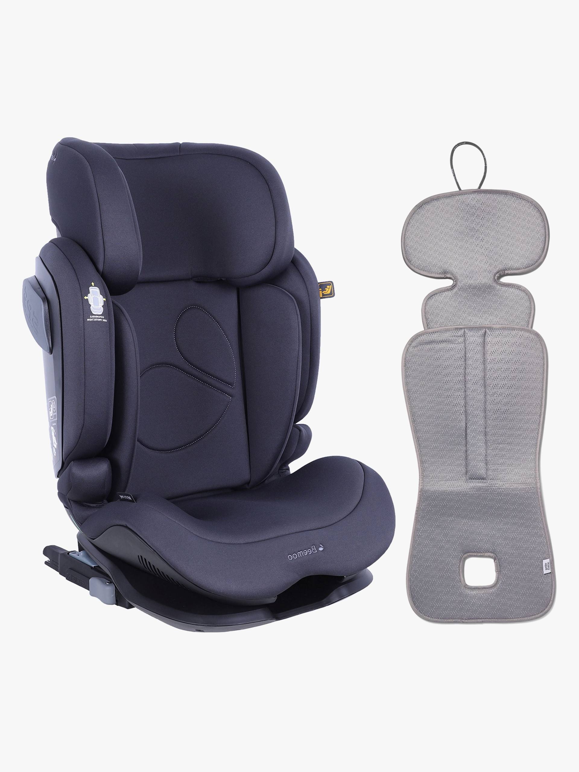 Beemoo Recline i-Size Kindersitz inkl. Sitzkissen, Anthracite/Grey von Beemoo