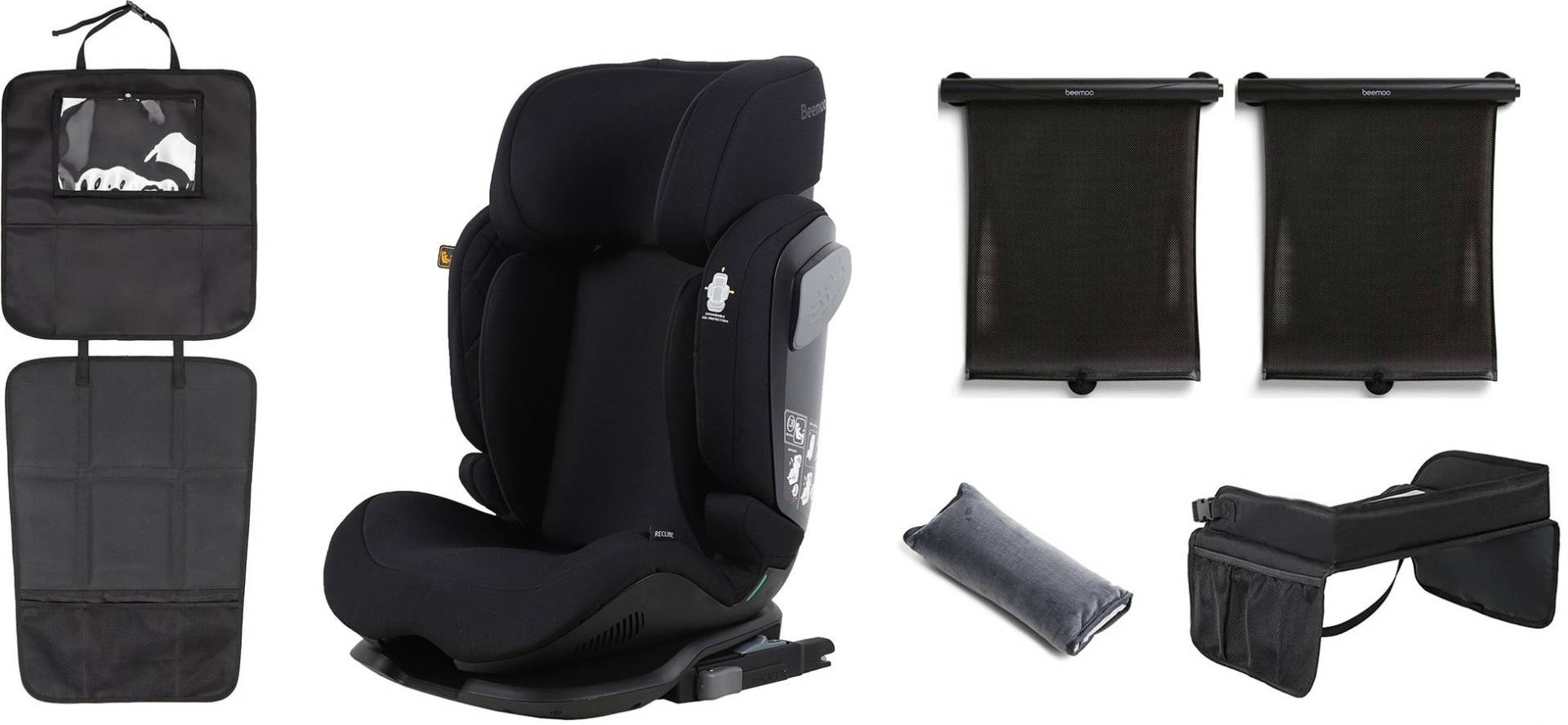 Beemoo Recline i-Size Kindersitz inkl. Zubehör, Black Stone Beemoo Recline i-Size Kindersitz inkl. Zubehör, Black Stone von Beemoo