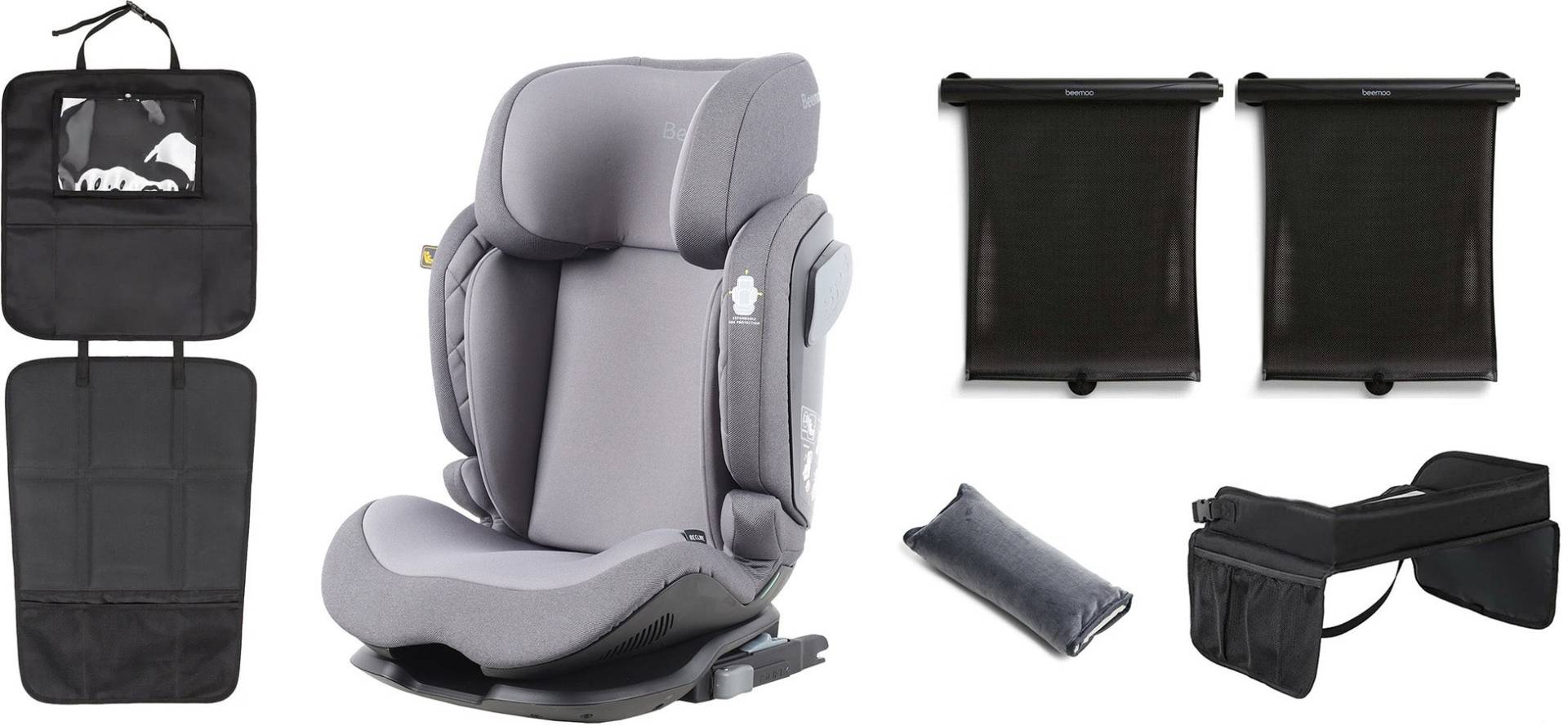 Beemoo Recline i-Size Kindersitz inkl. Zubehör, Mineral Grey Beemoo Recline i-Size Kindersitz inkl. Zubehör, Mineral Grey von Beemoo