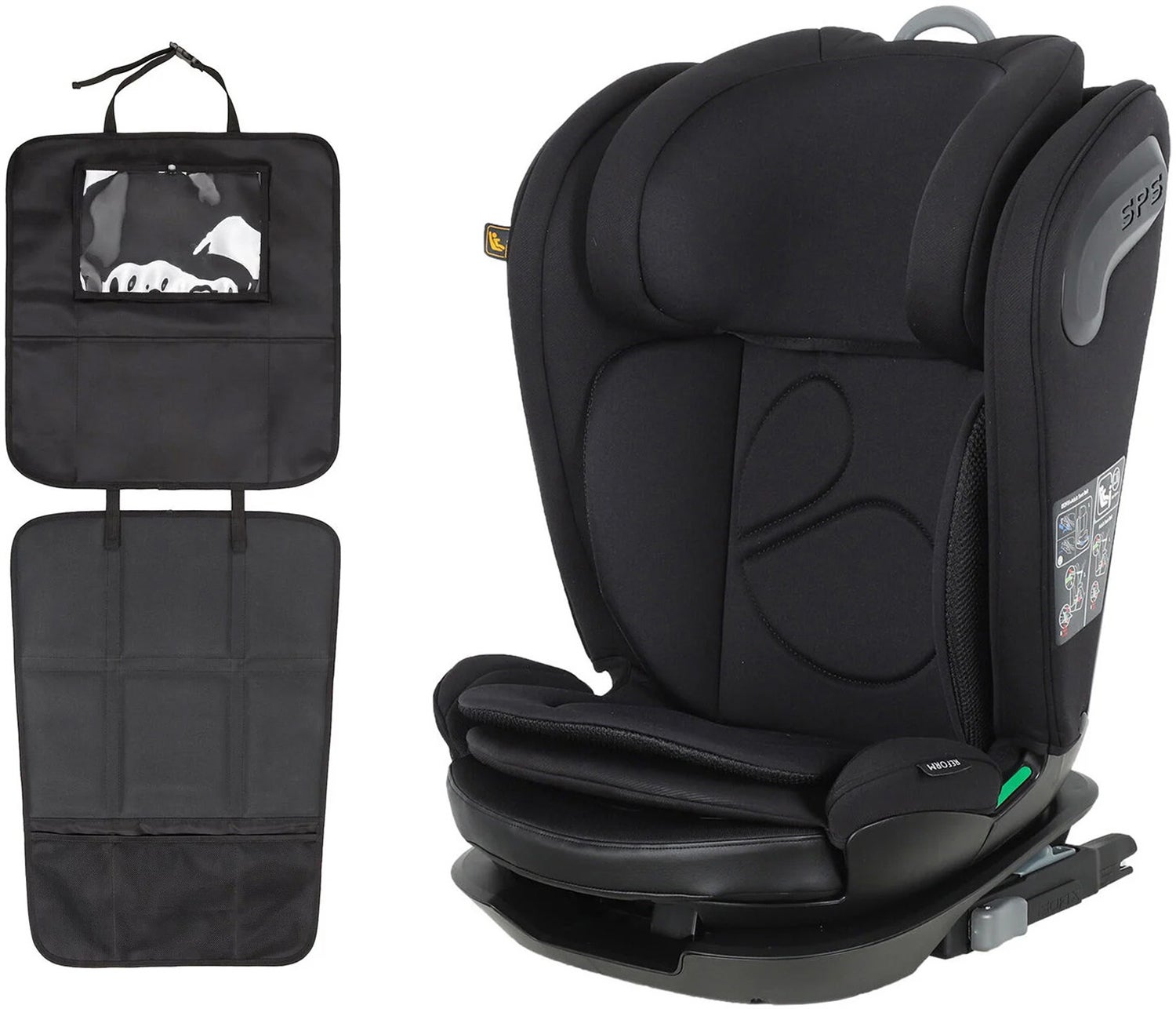 Beemoo Reform ISOFIX Kindersitz inkl. 3-in-1 Sitzschutz, Black Stone Beemoo Reform ISOFIX Kindersitz inkl. 3-in-1 Sitzschutz, Black Stone von Beemoo