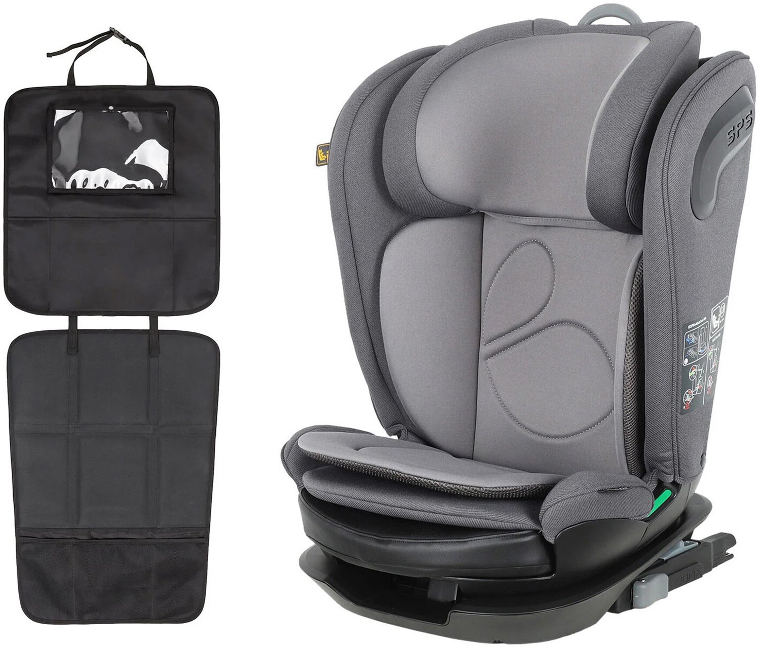 Beemoo Reform ISOFIX Kindersitz inkl. 3-in-1 Sitzschutz, Mineral Grey Beemoo Reform ISOFIX Kindersitz inkl. 3-in-1 Sitzschutz, Mineral Grey von Beemoo