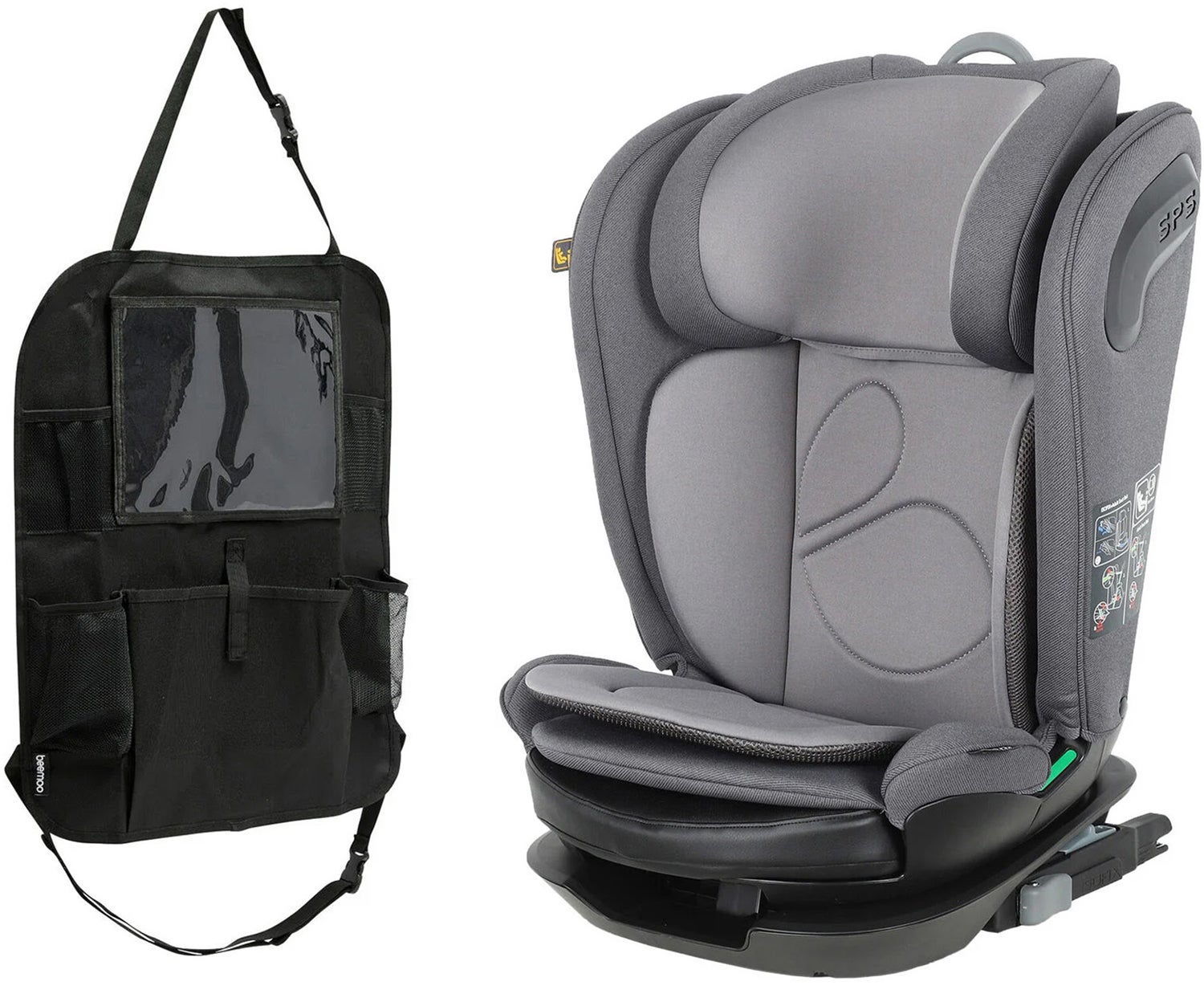 Beemoo Reform ISOFIX Kindersitz inkl. Smart Organizer, Mineral Grey Beemoo Reform ISOFIX Kindersitz inkl. Smart Organizer, Mineral Grey von Beemoo