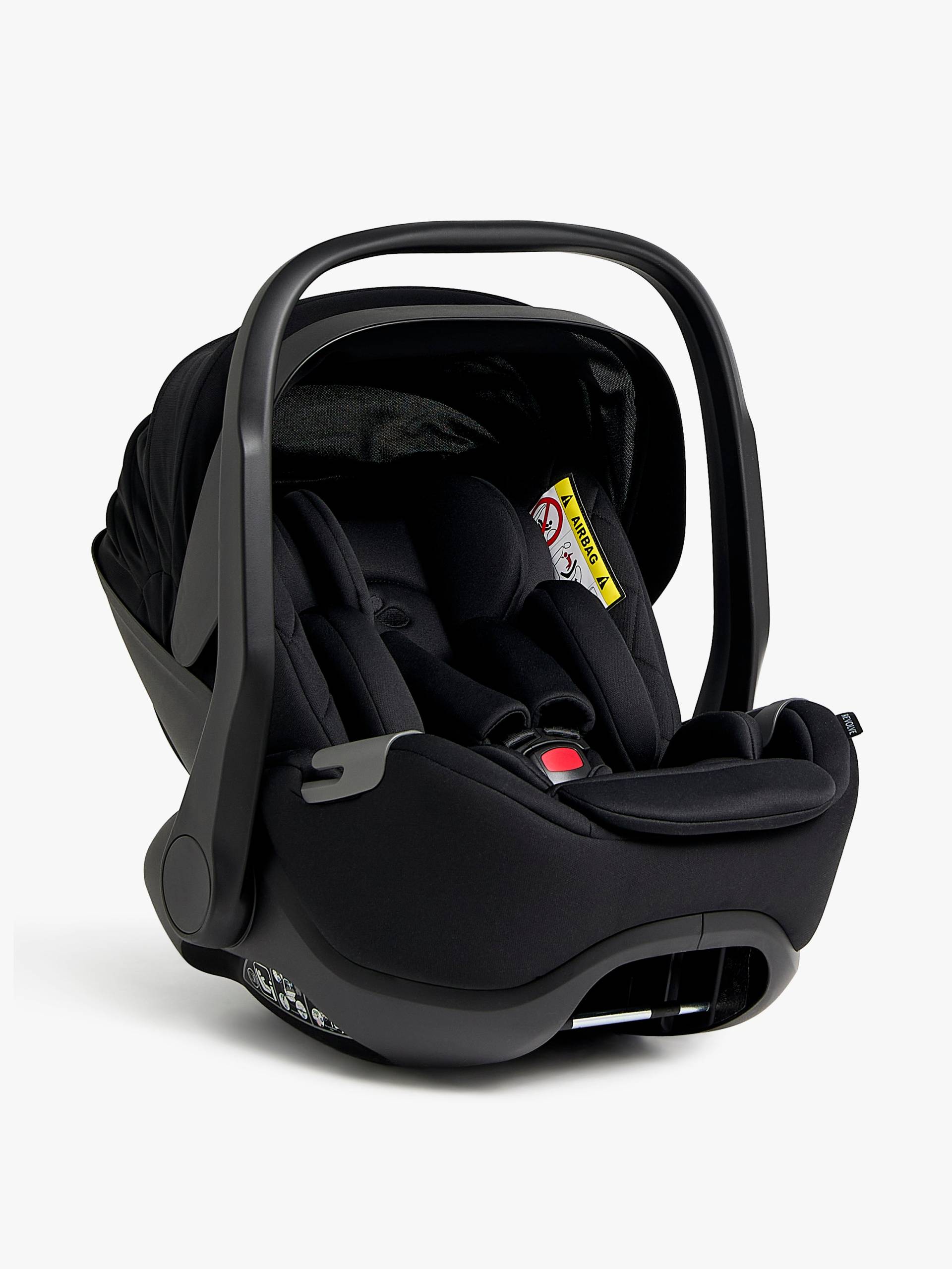 Beemoo Revolve i-Size Babyschale, Black Stone von Beemoo