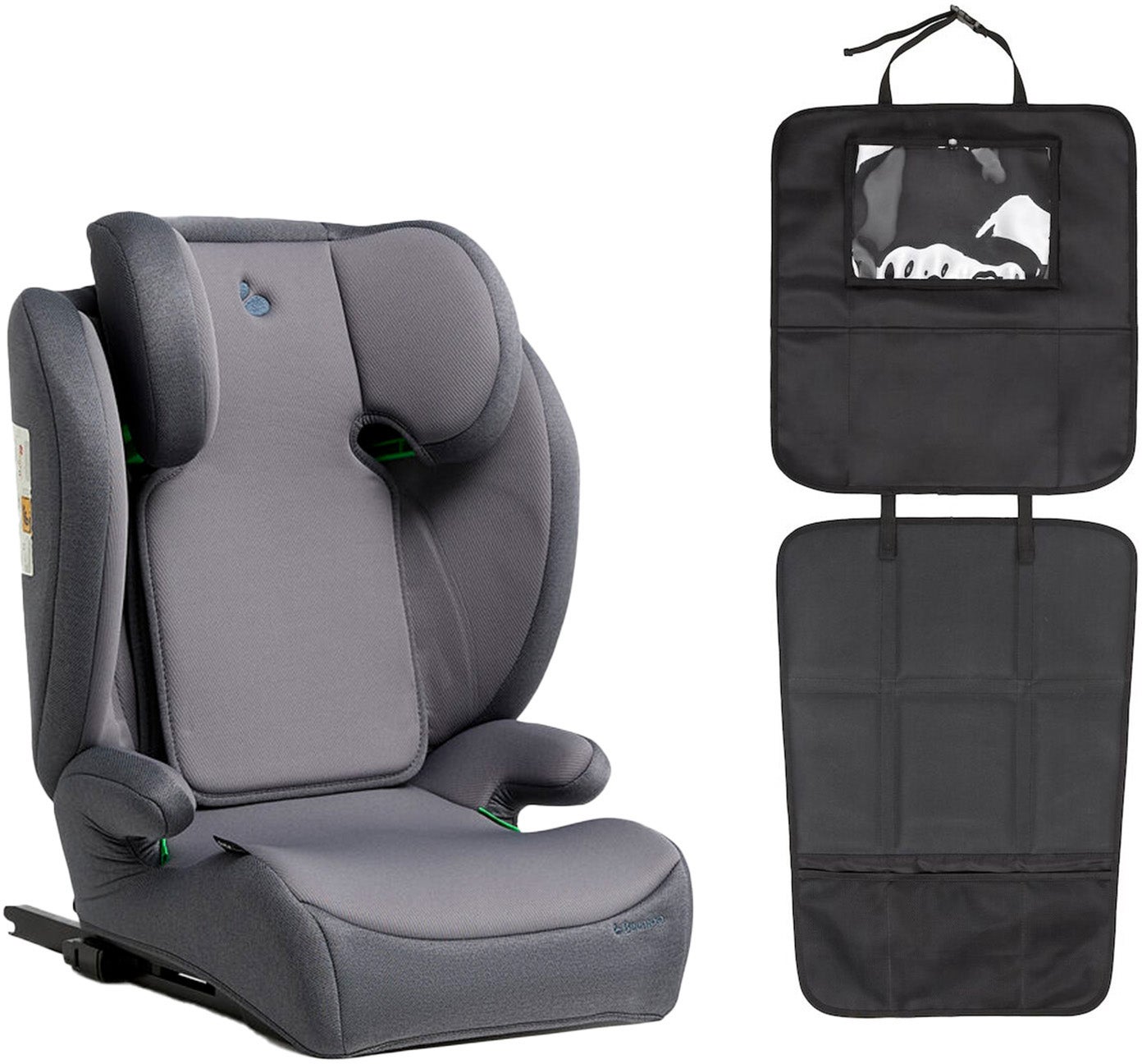 Beemoo Ride i-Size Kindersitz ISOFIX inkl. 3-in-1 Trittschutz, Mineral Grey/Black Beemoo Ride i-Size Kindersitz ISOFIX inkl. 3-in-1 Trittschutz, Mineral Grey/Black von Beemoo
