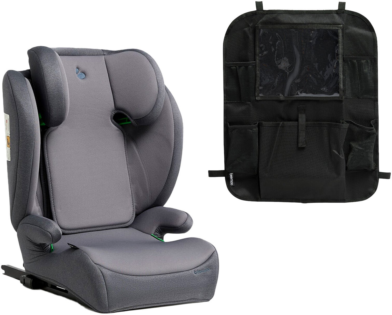 Beemoo Ride i-Size Kindersitz ISOFIX inkl. Beemoo Smart Organizer, Mineral Grey Beemoo Ride i-Size Kindersitz ISOFIX inkl. Beemoo Smart Organizer, Mineral Grey von Beemoo