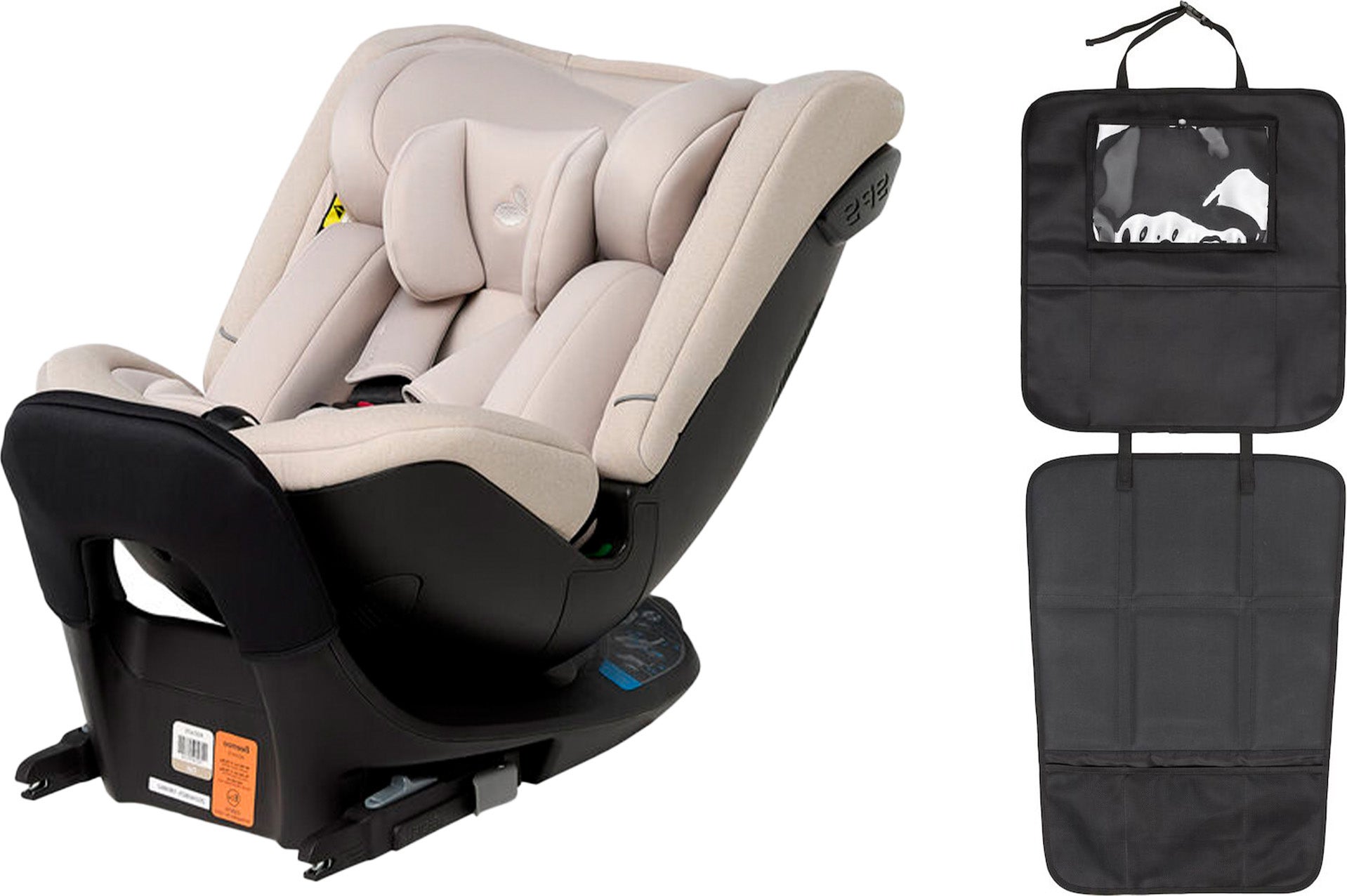 Beemoo Rotate i-Size Kindersitz inkl. 3-in-1 Trittschutz, Oat/Black Beemoo Rotate i-Size Kindersitz inkl. 3-in-1 Trittschutz, Oat/Black von Beemoo