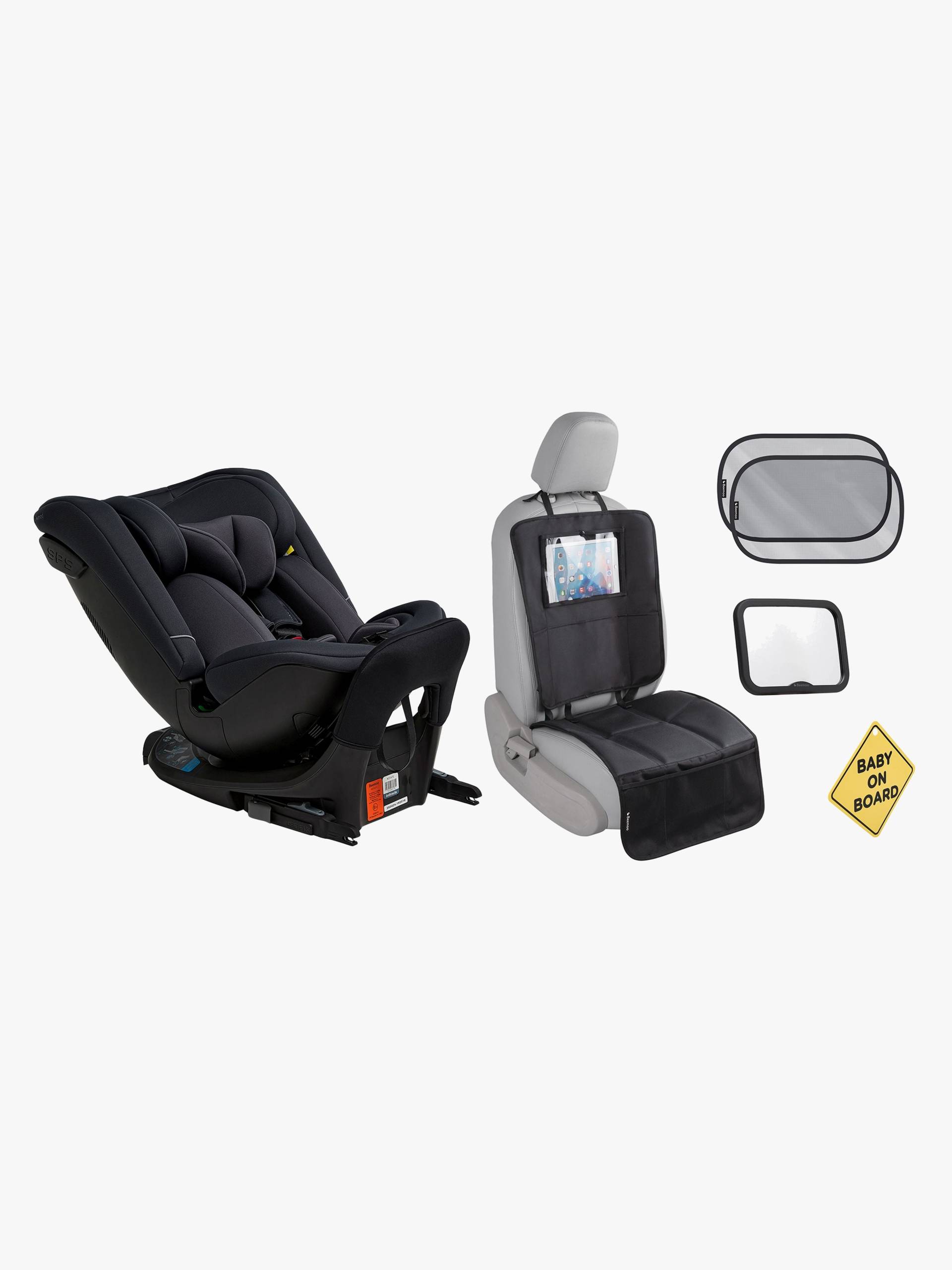 Beemoo Rotate i-Size Wendbarer Kindersitz Inkl. Zubehörpaket, Anthracite von Beemoo