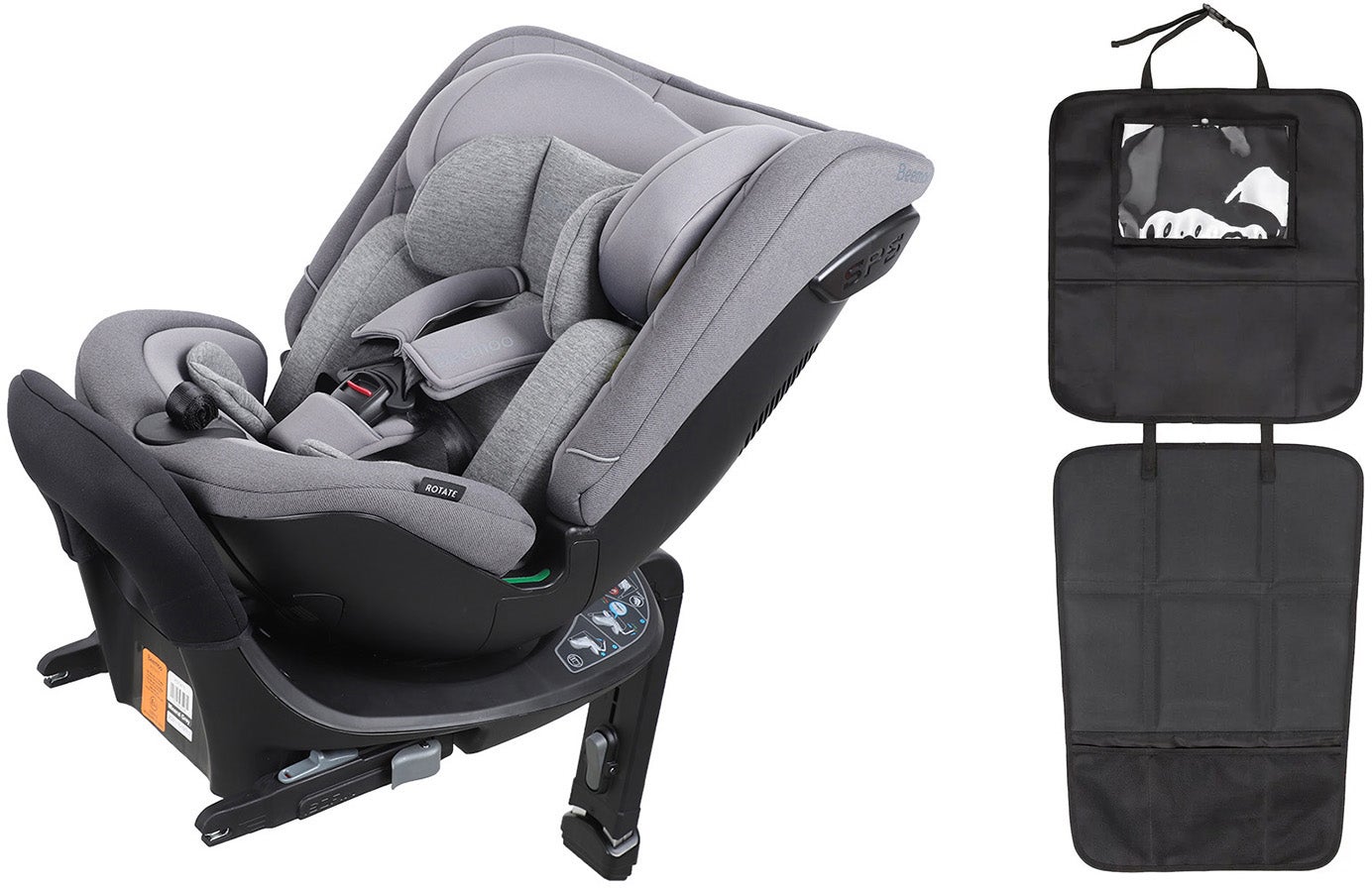 Beemoo Rotate i-Size Wendbarer Kindersitz inkl. 3-in-1 Sitzschutz, Mineral Grey Beemoo Rotate i-Size Wendbarer Kindersitz inkl. 3-in-1 Sitzschutz, Mineral Grey von Beemoo