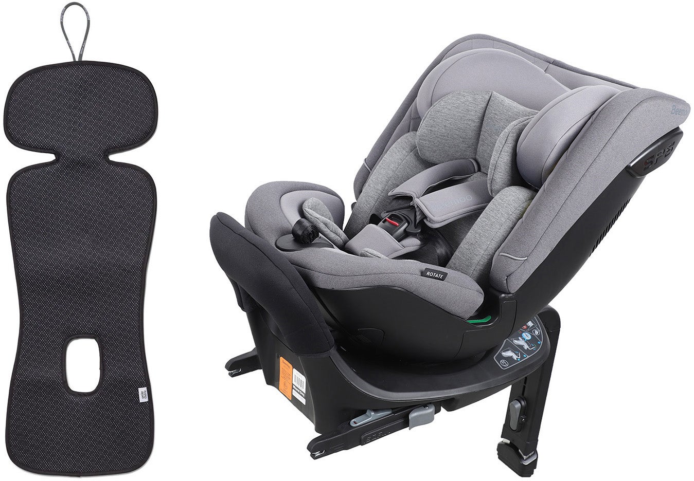 Beemoo Rotate i-Size Wendbarer Kindersitz inkl. Ventilierendem Sitzpolster, Mineral Grey/Antracit Beemoo Rotate i-Size Wendbarer Kindersitz inkl. Ventilierendem Sitzpolster, Mineral Grey/Antracit von Beemoo