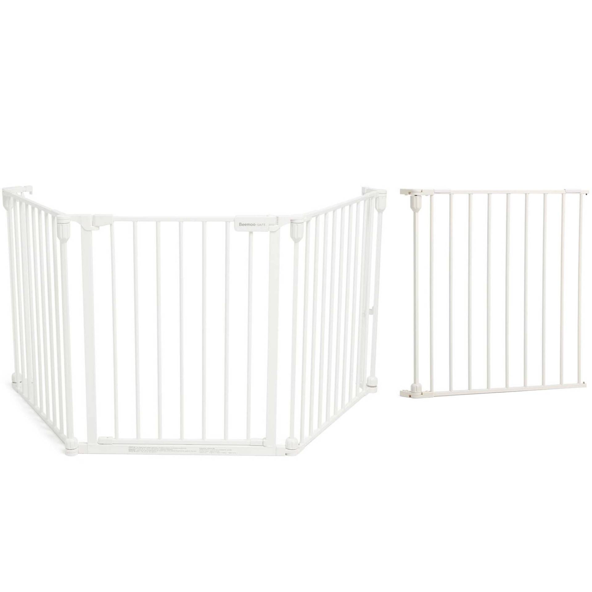 Beemoo CARE Safe Protect Schraubgitter/Raumteiler 3 Paneele inkl. Verlängerung 60 cm, White Beemoo CARE Safe Protect Schraubgitter/Raumteiler 3 Paneele inkl. Verlängerung 60 cm, White von Beemoo