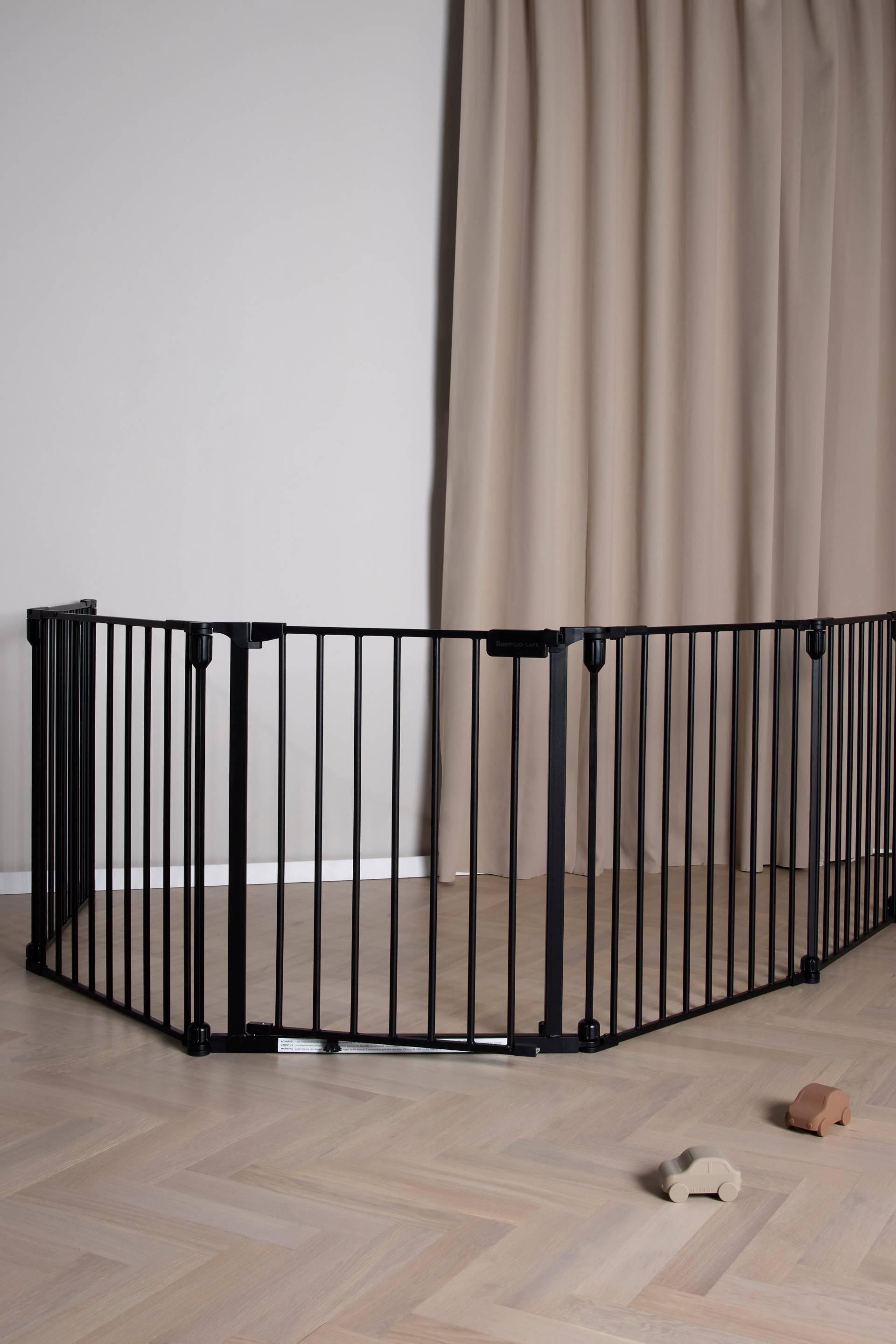 Beemoo SAFE Protect Sicherheitsgitter/Raumteiler 5 Paneele, Black Beemoo SAFE Protect Sicherheitsgitter/Raumteiler 5 Paneele, Black von Beemoo