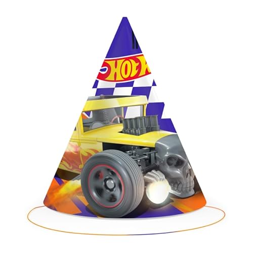 BeenSmile, HOT WHEELS GEBURTSTAGSHUT, Papphüte, Kindergeburtstag Dekoration, Geburtstag Party Hüte, 6 Stk. BeenSmile, HOT WHEELS GEBURTSTAGSHUT, Papphüte, Kindergeburtstag Dekoration, Geburtstag Party Hüte, 6 Stk. von BeenSmile