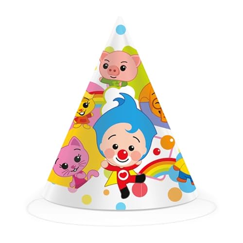 BeenSmile, PAYASO PLIM PLIM GEBURTSTAGSHUT, Papphüte, Kindergeburtstag Dekoration, Geburtstag Party Hüte, 6 Stk. BeenSmile, PAYASO PLIM PLIM GEBURTSTAGSHUT, Papphüte, Kindergeburtstag Dekoration, Geburtstag Party Hüte, 6 Stk. von BeenSmile