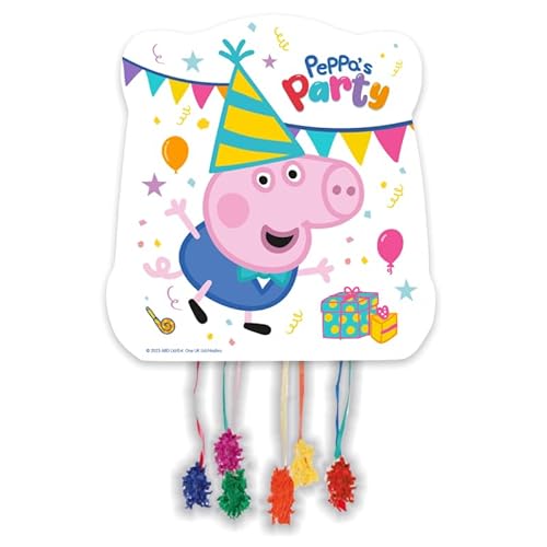BeenSmile, Piñata Basic PEPPA PIG, Partyartikel, Pinata zum Befüllen mit Spielzeug oder Süßigkeiten, Dekoration für Kinderpartys, Geburtstage und Feiern von BeenSmile