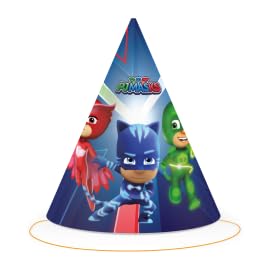 BeenSmile, PJ MASKS GEBURTSTAGSHUT, Papphüte, Kindergeburtstag Dekoration, Geburtstag Party Hüte, 6 Stk. BeenSmile, PJ MASKS GEBURTSTAGSHUT, Papphüte, Kindergeburtstag Dekoration, Geburtstag Party Hüte, 6 Stk. von BeenSmile