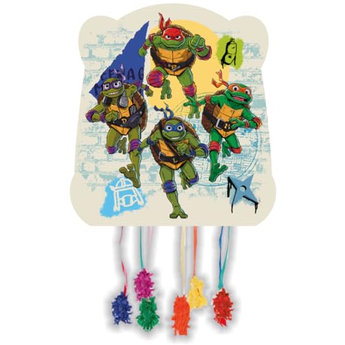 BeenSmile, Geburtstags-Pinata Ninja Turtles Partyartikel, Piñata zum Befüllen mit Spielzeug oder Süßigkeiten, Dekoration für Kinderpartys, Geburtstage und Feiern BeenSmile, Geburtstags-Pinata Ninja Turtles Partyartikel, Piñata zum Befüllen mit Spielzeug oder Süßigkeiten, Dekoration für Kinderpartys, Geburtstage und Feiern von BeenSmile