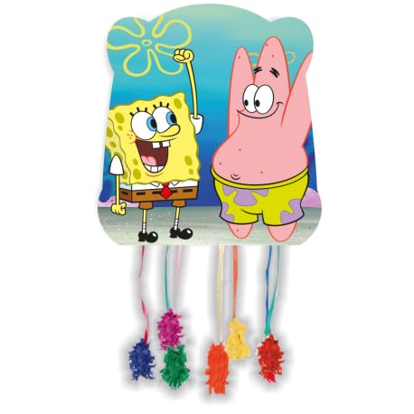 BeenSmile, Piñata Basic Sponge Bob, Partyartikel, Pinata zum Befüllen mit Spielzeug oder Süßigkeiten, Dekoration für Kinderpartys, Geburtstage und Feiern von BeenSmile