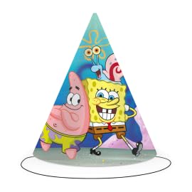 BeenSmile, SPONGEBOB SQUAREPANTS GEBURTSTAGSHUT, Papphüte, Kindergeburtstag Dekoration, Geburtstag Party Hüte, 6 Stk. BeenSmile, SPONGEBOB SQUAREPANTS GEBURTSTAGSHUT, Papphüte, Kindergeburtstag Dekoration, Geburtstag Party Hüte, 6 Stk. von BeenSmile