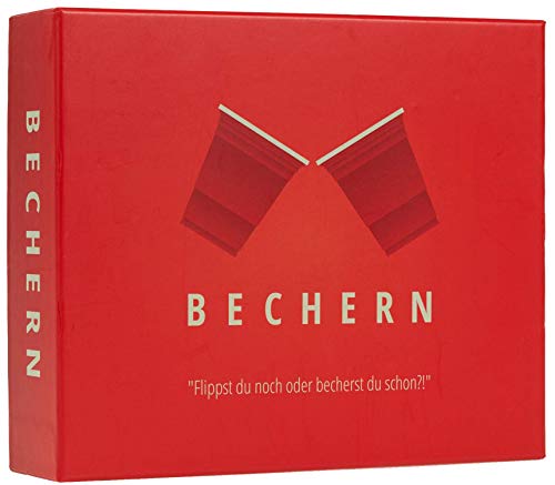 BeerBaller BECHERN® - Der ultimative Mix aus Kings Cup & Flip Cup | Das Kult Trinkspiel | 69 Spielkarten & 10 Shot Red Cups | Partyspiele für Erwachsene | Saufspiele | Trinkspiele | Partyspiel ab 18 von BeerBaller