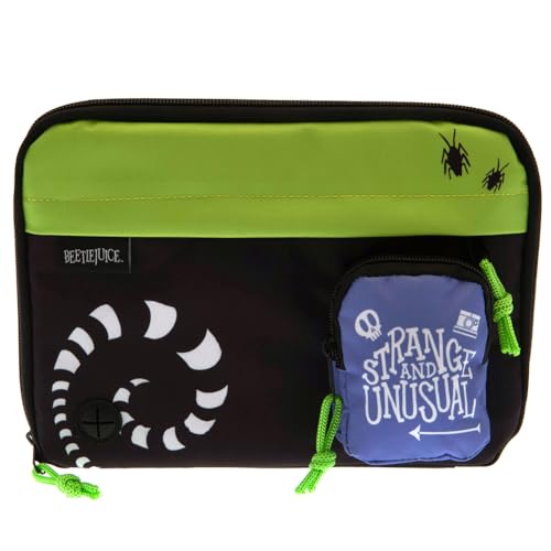 Beetlejuice Etui für Elektronische Geräte - 29 cm Tablet Case - Unisex - Black/Green/White - Keine Batterien erforderlich - Indoor - Beetlejuice Theme - Erwachsener von Blue Sky Studios