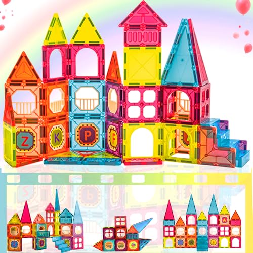 Beeyouk Magnetische Bausteine,Magnetbausteine Spielzeug ab 3 Jahren,Montessori Spiele ab 4 Jahren,Magnetspiel für Kinderspielzeug,Magnet Bausteine Geschenk für 3 4 5 6 7 8 9 10 Jungen Mädchen Beeyouk Magnetische Bausteine,Magnetbausteine Spielzeug ab 3 Jahren,Montessori Spiele ab 4 Jahren,Magnetspiel für Kinderspielzeug,Magnet Bausteine Geschenk für 3 4 5 6 7 8 9 10 Jungen Mädchen von Beeyouk