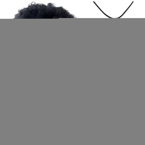 Befeixue 1970er-Jahre-Disco-Zubehör-Set für Damen,70er-Disco-Zubehör | Rapper Kostüm Bling Disco Ball Zubehör 5 Stück | Rapper-Kostüm mit Afro-Perücke, Armband, Sonnenbrille, Halskette für von Befeixue