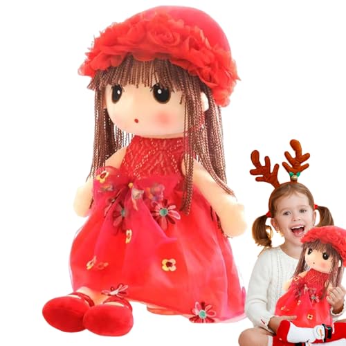 Befeixue Baby Puppe Für Mädchen | Weiches Kuscheltier,Niedliche Mädchenfigur Schlafbegleiter Für Kleinkinder Kinderzimmer Wohnzimmer Deko Geburtstag Weihnachten Geschenk - Für Schlafzimmer Sofa von Befeixue