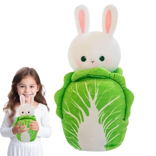 Befeixue Kohl Kaninchen Plüschkissen | Kaninchen Plüsch Spielzeug | Plüschhase Im Kohlkopf | Osterhasen Gefüllter Tierspielzeug | Niedlicher Ostern Interaktives Spielzeug Für Kinder Befeixue Kohl Kaninchen Plüschkissen | Kaninchen Plüsch Spielzeug | Plüschhase Im Kohlkopf | Osterhasen Gefüllter Tierspielzeug | Niedlicher Ostern Interaktives Spielzeug Für Kinder von Befeixue