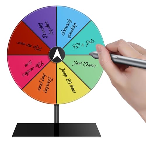 Befeixue Spin Prize Wheel, Glücksrad Zum Drehen, Glücksrad Spielzeug, Tischdrehendes Preisrad, Trocken Abwischbarer Spinnrad Spinner, Farbiges Roulette Spinner des Glücks Für Karneval Befeixue Spin Prize Wheel, Glücksrad Zum Drehen, Glücksrad Spielzeug, Tischdrehendes Preisrad, Trocken Abwischbarer Spinnrad Spinner, Farbiges Roulette Spinner des Glücks Für Karneval von Befeixue