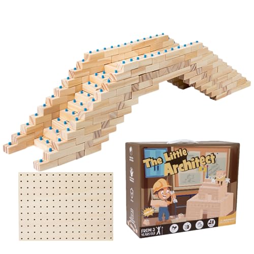Befeixue Stapelbare Bausteine, Kinder Holzblöcke | Little Architect Construction Toy,Vorschullernungspädagogikspielzeug für und Mädchen Befeixue Stapelbare Bausteine, Kinder Holzblöcke | Little Architect Construction Toy,Vorschullernungspädagogikspielzeug für und Mädchen von Befeixue