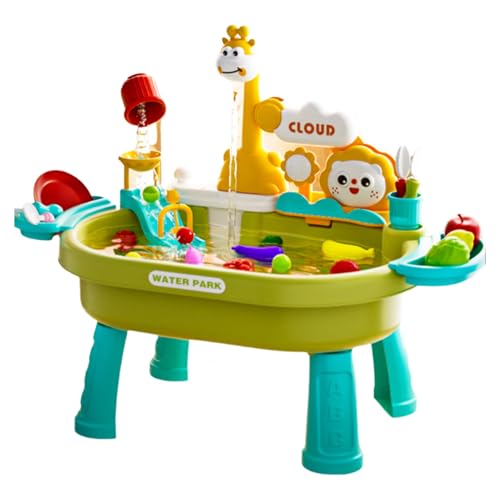 Befeixue Wasserspiel-Tisch Für Kleinkinder, Wasserspielplatz Für Draußen, Mit Spielküche Rollenspiel-Zubehör und Angelspiel für Kindergarten Park Kinderbetreuung Innenbereich Terrasse Befeixue Wasserspiel-Tisch Für Kleinkinder, Wasserspielplatz Für Draußen, Mit Spielküche Rollenspiel-Zubehör und Angelspiel für Kindergarten Park Kinderbetreuung Innenbereich Terrasse von Befeixue