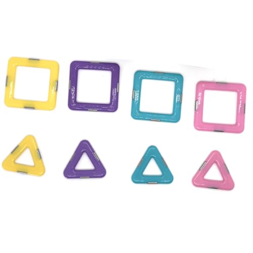 Befunsol Magnetische Bausteine Set, Lernspielzeug für Kinder 3-7 Jahre, Konstruktionsspielzeug mit Bunten Formen, STEM Montessori Spielzeug von Befunsol