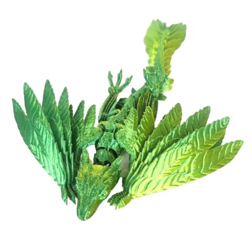 Begchy Dynamische Drache aus Kristall, 3D-Druck, für Erwachsene, beweglicher Drache, 3D-Druck, Gelb Begchy Dynamische Drache aus Kristall, 3D-Druck, für Erwachsene, beweglicher Drache, 3D-Druck, Gelb von Begchy