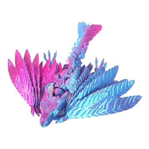 Begchy Dynamischer Drache, 3D-Druck, Kristalldrache, Zappelspielzeug für Erwachsene, 3D-Druck, beweglicher Drache, Violett Begchy Dynamischer Drache, 3D-Druck, Kristalldrache, Zappelspielzeug für Erwachsene, 3D-Druck, beweglicher Drache, Violett von Begchy