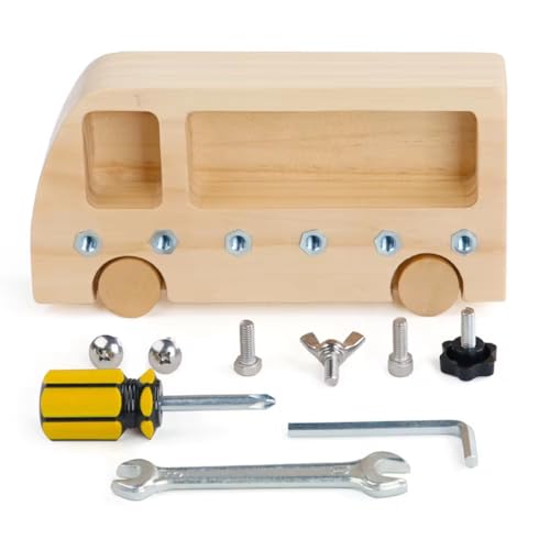 Begchy Pädagogische Hilfe Busy Bus Toy Koordination Auge Hand Training in der frühen Bildung Arbeitstisch Schrauben Begchy Pädagogische Hilfe Busy Bus Toy Koordination Auge Hand Training in der frühen Bildung Arbeitstisch Schrauben von Begchy