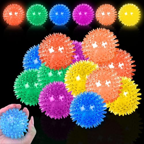 12 Stück Igelball Mitgebsel Kindergeburtstag, LED Igelball Leuchtend Kinder, Leuchtball Gastgeschenke, Leuchtende LED Flummis für Kinder, Party Gadgets Kleine Grundschule Jungen Mädchen Geschenke 12 Stück Igelball Mitgebsel Kindergeburtstag, LED Igelball Leuchtend Kinder, Leuchtball Gastgeschenke, Leuchtende LED Flummis für Kinder, Party Gadgets Kleine Grundschule Jungen Mädchen Geschenke von Begonia