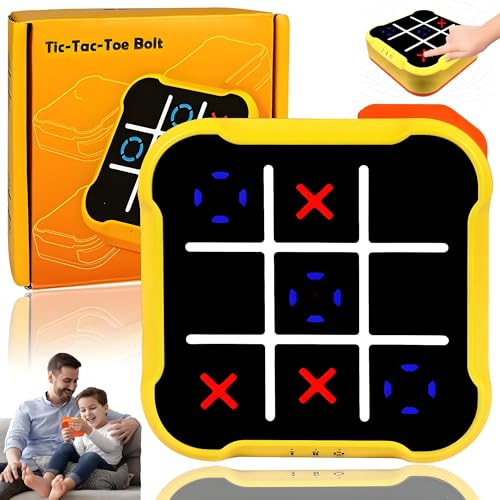 Tic Tac Toe Spiel Tragbare 3-In-1-Puzzlespielkonsole Familien Brettspiel von Begonia