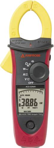 Beha Amprobe ACDC-52NAV Hand-Multimeter, Stromzange digital CAT III 1000 V, CAT IV 600V Anzeige (Cou von BEHA AMPROBE