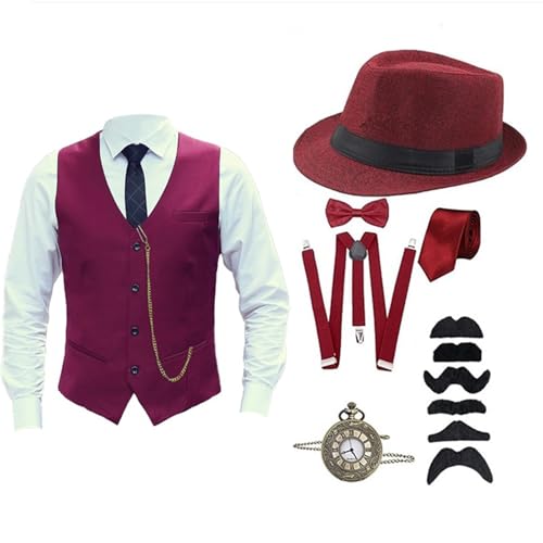 20er Jahre Herren Accessoires, Mafia Karneval Kostüm Herren, Faschingskostüme Männer, Fasching Kostüme Herren Hosenträger Herren Kostüm Set Deko, Peaky Blinders Kostüm, Gangster Kostüm 20er Jahre Herren Accessoires, Mafia Karneval Kostüm Herren, Faschingskostüme Männer, Fasching Kostüme Herren Hosenträger Herren Kostüm Set Deko, Peaky Blinders Kostüm, Gangster Kostüm von Beichwtd