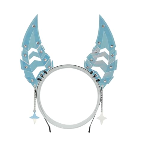 Beimus Anime Teufelsohren Stirnband für Cosplay Party Beliebter Motorradfahrer Hairhoop Rollenspiel Requisiten Haarband Kostüm von Beimus