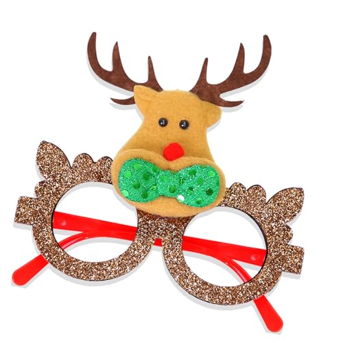 Beimus Brillenrahmen für Feiertage, Partys, Weihnachten, stilvoll, rund, Unisex, Fotografie-Requisiten Beimus Brillenrahmen für Feiertage, Partys, Weihnachten, stilvoll, rund, Unisex, Fotografie-Requisiten von Beimus