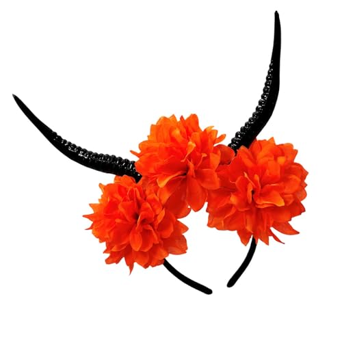 Beimus Leichtes Halloween-Antilopen-Horn, Haar-Accessoire, florales Harz, Party-Haarband, Cosplay, Fotografie, Kopfschmuck, leicht, Halloween-Party-Haar-Accessoire Beimus Leichtes Halloween-Antilopen-Horn, Haar-Accessoire, florales Harz, Party-Haarband, Cosplay, Fotografie, Kopfschmuck, leicht, Halloween-Party-Haar-Accessoire von Beimus