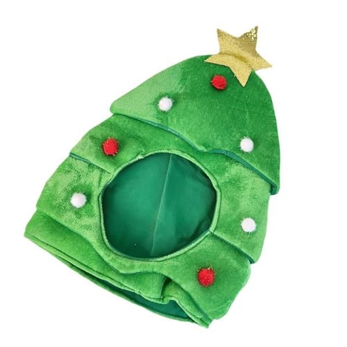 Beimus Weihnachtliche Kopfbedeckung, dicker Plüsch für die Feiertage, bunte Outfits für Cosplay, Weihnachtsbaummütze Beimus Weihnachtliche Kopfbedeckung, dicker Plüsch für die Feiertage, bunte Outfits für Cosplay, Weihnachtsbaummütze von Beimus