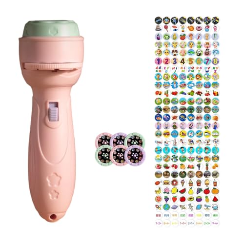 Spaß Tragbare Kinderprojektor Taschenlampe Lernspielzeugscheiben 48 Bilder Carnivals Leuchten Spielzeug Early Learning Projection Taschenlampe von Beimus