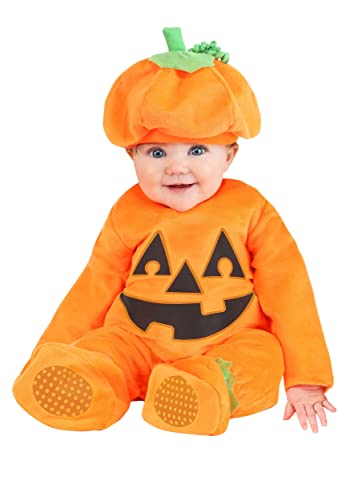 Beipegin Kostüm Kürbis Baby,Baby Kürbis Strampler Neugeborene mit Hüte und Schuhe Halloween Kostüm Mädchen Jungen von Beipegin