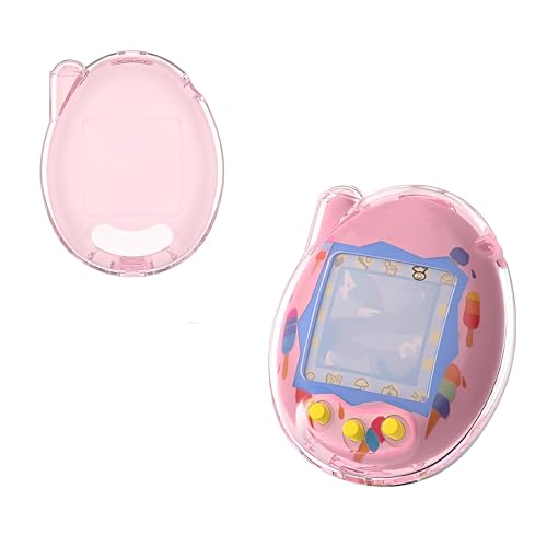 BeisDirect Schutzhülle Kompatibel mit Tamagotchi Connectlian Spielkonsole, staubdichte transparente PC-Schutzhülle, weiche Skin-Hülsenschale für Tamagotchi Connectlian (Rosa) von BeisDirect