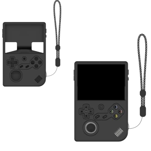 BeisDirect Silikon-Schutzhülle für ANBERNIC RG40XXV Handheld-Spielkonsole, weiche Hülle, Schutzhülle, Fallschutz, Silikonhülle mit Umhängeband, Schwarz BeisDirect Silikon-Schutzhülle für ANBERNIC RG40XXV Handheld-Spielkonsole, weiche Hülle, Schutzhülle, Fallschutz, Silikonhülle mit Umhängeband, Schwarz von BeisDirect